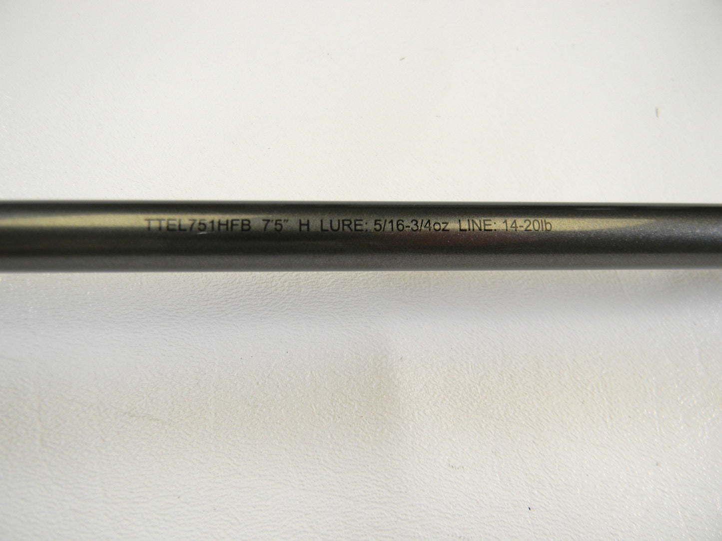 Close-up of a Daiwa Tatula Elite TTEL751HFB 7'5" Heavy casting rod for 5/16-3/4oz lures and 14-20lb line. Ideal for quality used gear seekers or participants in our Rod and Reel Trade-In program.