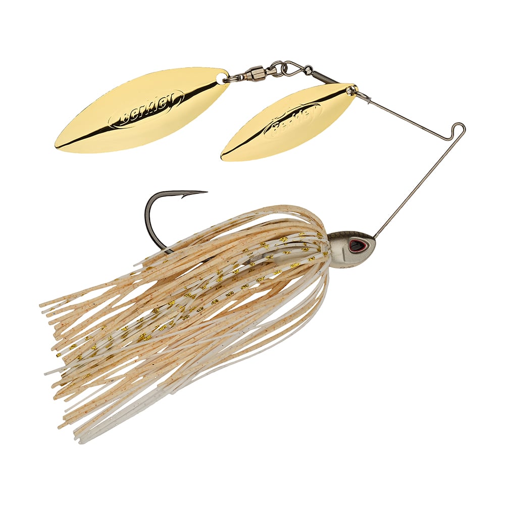 Berkley Power Blade Compact Double Willow Spinnerbait Crypto Gold/Gold