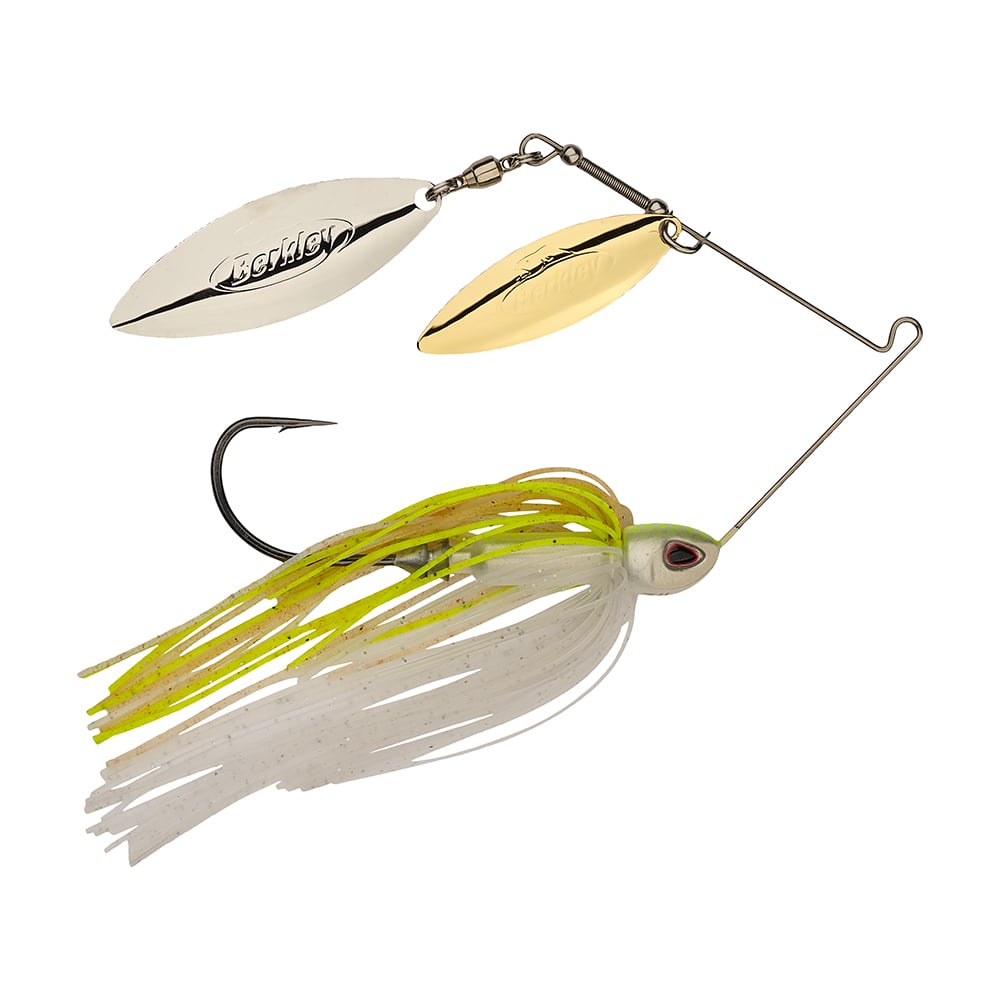 Berkley Power Blade Compact Double Willow Spinnerbait E2 Magic Gold/Silver