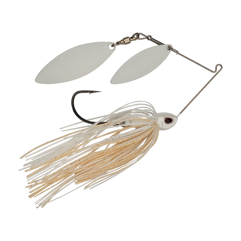 Berkley Power Blade Compact Double Willow Spinnerbait White White/White