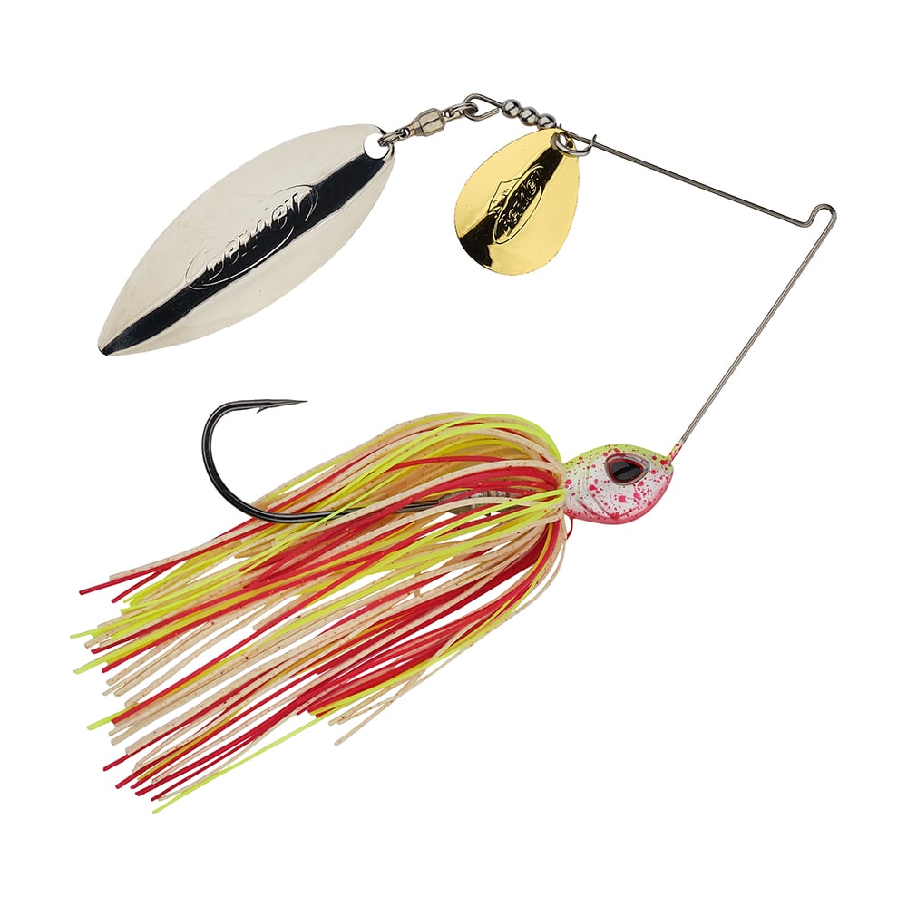 Berkley Power Blade Colorado Willow Spinnerbait Hotslaw Gold Silver