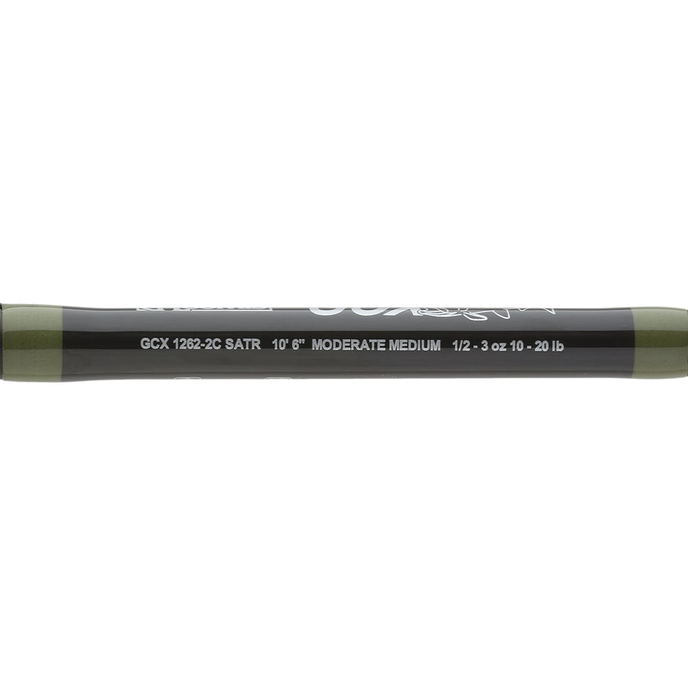 G. Loomis GCX Salmon Trolling Casting Rod 10'6" Extra Heavy | 13097-01 - Specs Display (Example)