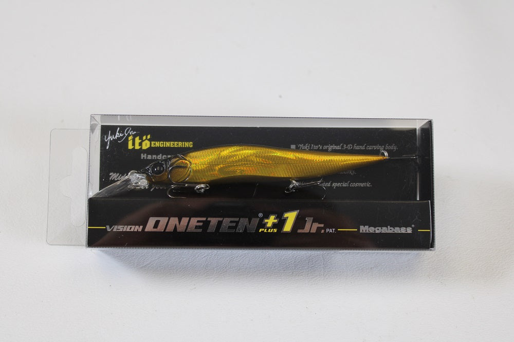 Megabass Vision 110+1 Jr. Jerkbait (SP-C) Alien Gold