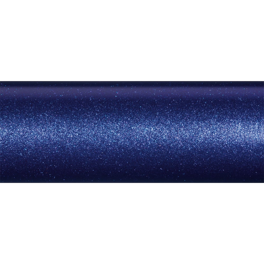 A close-up of a deep blue, metallic, and glittery surface with fine sparkling particles—evoking the SCIV+ Carbon Fiber material in the St. Croix Legend Tournament Bass Spinning Rod 7'10" Medium Light Hair Jig (LBTS710MLXF).