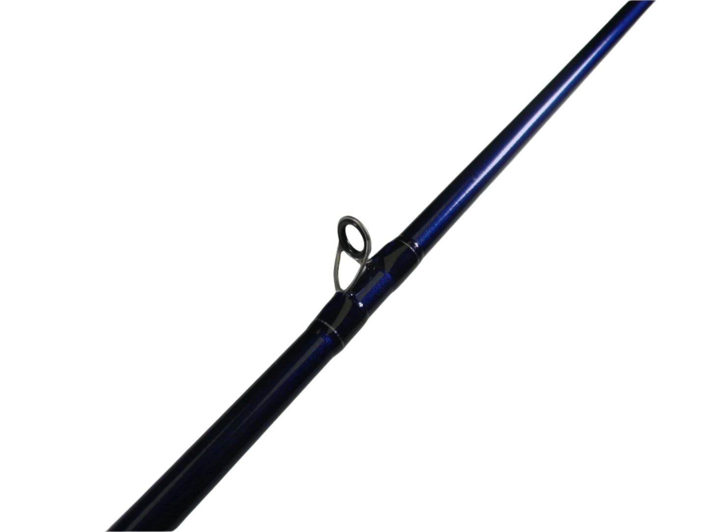A close-up of the St. Croix Legend Tournament LBC71MHXF 7'1" Medium Heavy Used Casting Rod in excellent condition, showing part of the rod and a single guide ring—ideal for our Rod and Reel Trade-In Program.