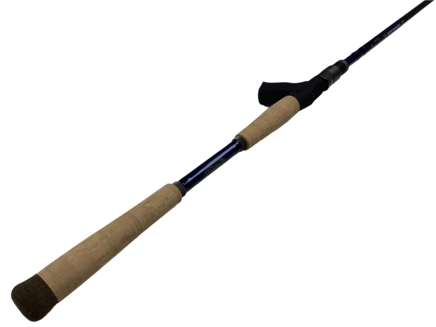 The St. Croix Legend Tournament Musky Casting Rod, 7'6" Heavy Split Cork handle (LMTSC76HF), is shown in mint used condition against a white background—perfect for rod and reel trade-in to earn store credit.