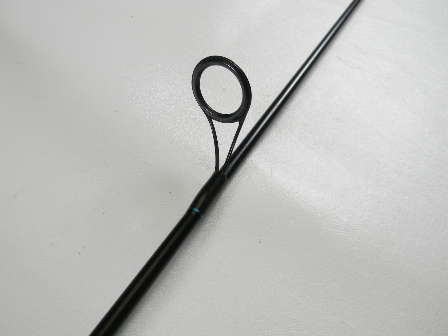 Close-up of a St. Croix Premier PS66MLF 6'6" Medium Light Used Spinning Rod in good condition—great for anglers looking to trade in through our Rod and Reel Trade-In Program for store credit on used gear.
