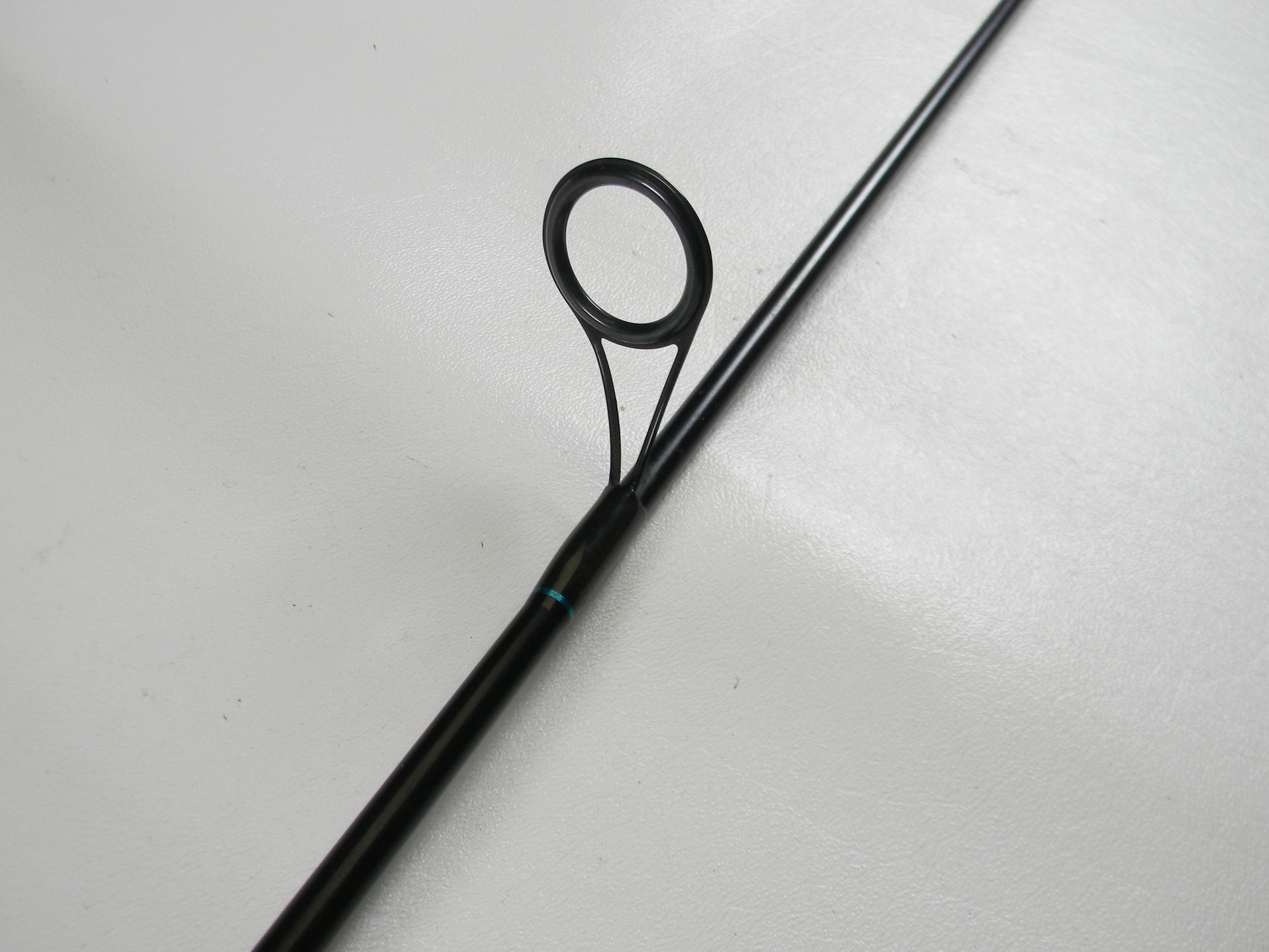 Close-up of a St. Croix Premier PS66MLF 6'6" Medium Light Used Spinning Rod in good condition—great for anglers looking to trade in through our Rod and Reel Trade-In Program for store credit on used gear.