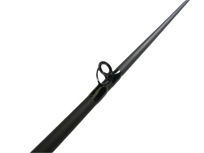The image displays a St. Croix Bass X BACX66MF 6'6" Medium casting rod guide against a white background, with a small circular loop angled from the rod. Ideal for upgrades, it's available in our Rod and Reel Trade-In Program for store credit.