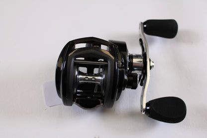 A close-up of the Abu Garcia Revo Winch Gen 2 5.4:1 RH Used Casting Reel in excellent condition—ideal for upgrading through our Rod and Reel Trade-In Program or shopping quality used Abu Garcia gear.