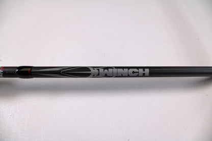 A close-up of the Abu Garcia Winch WINCHC70-6 7'0" Medium Heavy Used Casting Rod in excellent condition—ideal for anyone interested in the Nation's Best Rod and Reel Trade-In Program.