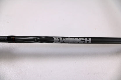 A close-up of the Abu Garcia Winch WINCHC70-5 7'0" Medium Used Casting Rod in excellent condition—showcasing quality gear for the Nation's Best Rod and Reel Trade-In Program.