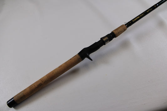 A close-up of the G. Loomis FGR863 7'2" Medium Heavy Used Casting Rod in good condition—ideal for anglers shopping quality pre-owned gear or considering our rod and reel trade-in program.