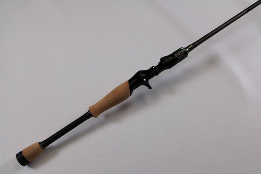 Upgrade your gear with the Megabass Orochi X10 F1.1/2-65XT Cliffhanger - a used casting rod in excellent condition, available through our Rod and Reel Trade-In program for store credit.