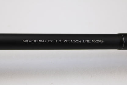 Daiwa Kage KAG761HRB-G Deep Crank 7'6" Heavy - Used Casting Rod - Excellent Condition