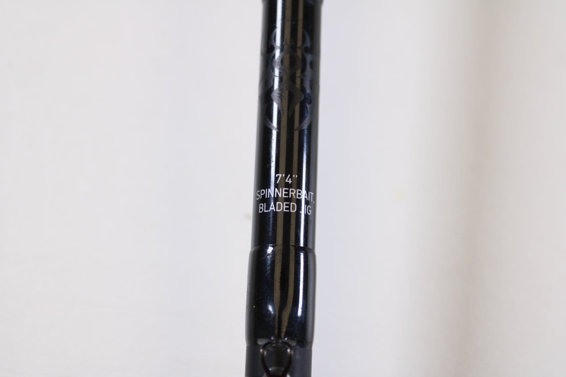 Close-up of a Daiwa Tatula TTU741HRB-G 7'4" Heavy Glass used casting rod in very good condition—ideal for those looking to trade in gear and earn store credit through the Rod and Reel Trade-In Program.