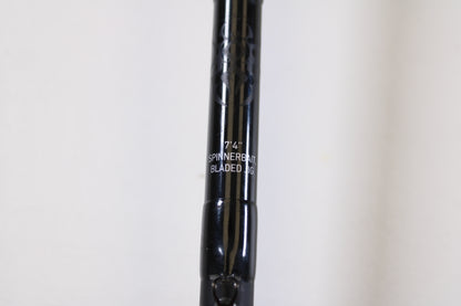 Close-up of a Daiwa Tatula TTU741HRB-G 7'4" Heavy Glass used casting rod in very good condition—ideal for those looking to trade in gear and earn store credit through the Rod and Reel Trade-In Program.