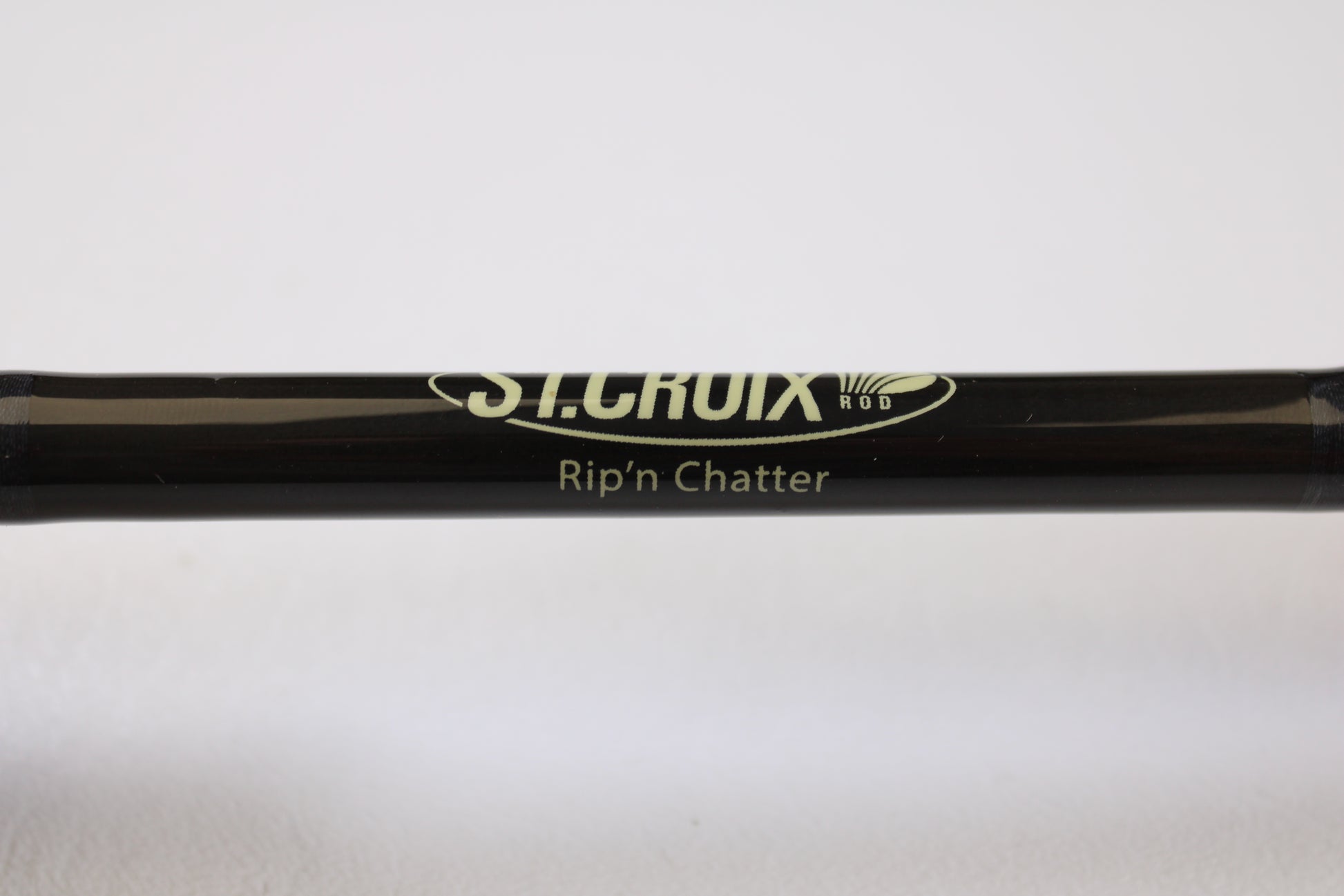 Close-up of a St. Croix Victory VTC72HM Rip'n Chatter 7'2" Heavy Used Casting Rod in excellent condition—an ideal choice to trade in for store credit if you’re ready to upgrade your fishing gear.