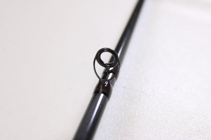 Close-up of the circular guide on a St. Croix Victory VTC72HM Rip'n Chatter 7'2" Heavy Used Casting Rod in excellent condition, ideal for upgrades through our Rod and Reel Trade-In Program or earning store credit on pre-owned gear.