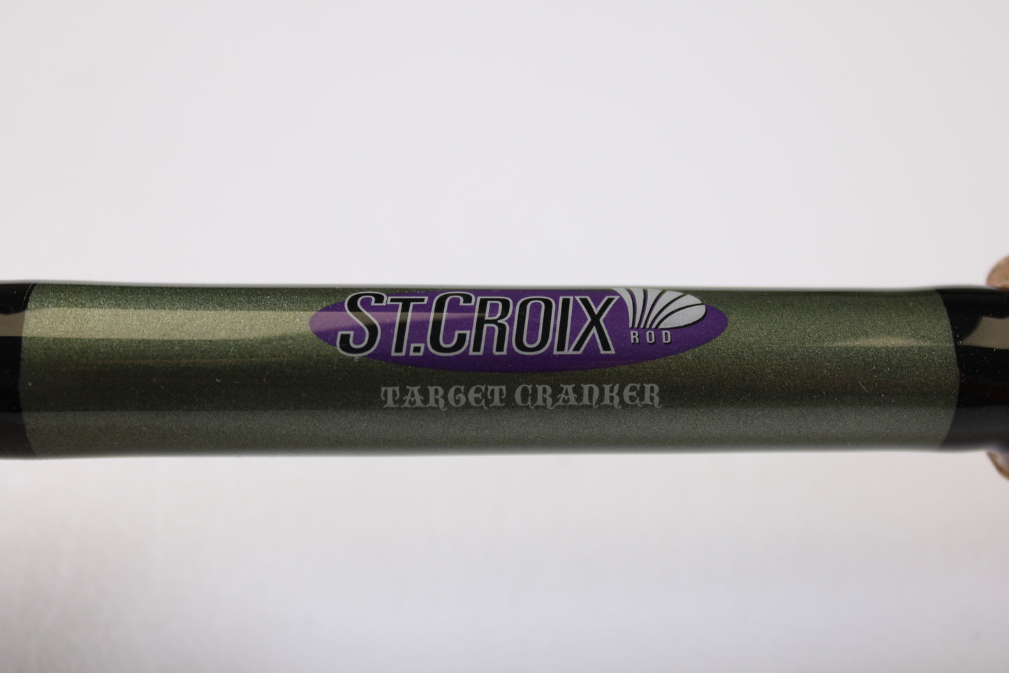 Close-up of a used St. Croix Mojo Bass MGC610MM Target Cranker 6'10" Medium Casting Rod in excellent condition—ideal for our rod and reel trade-in program or to earn store credit when upgrading your used gear.