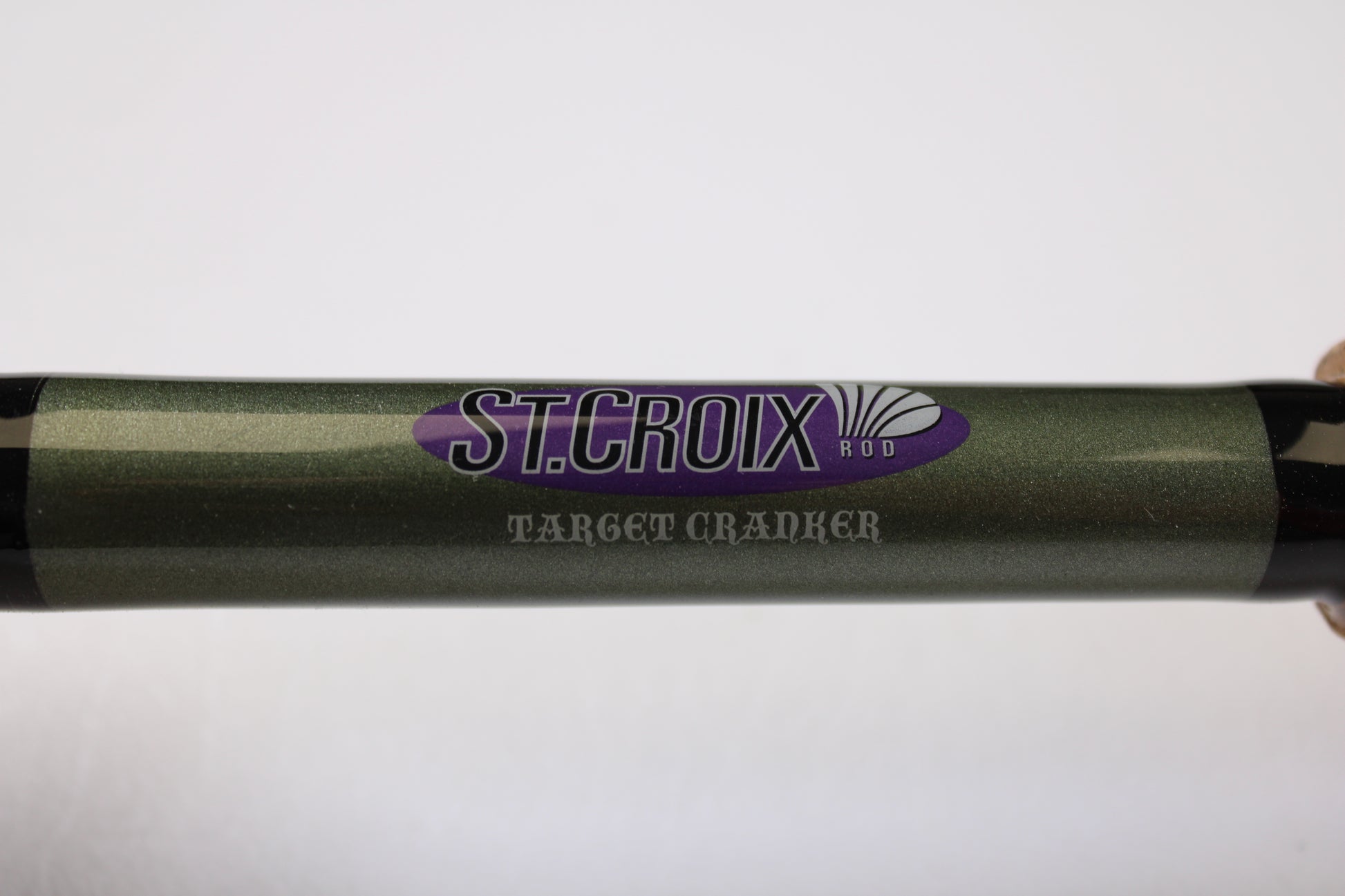 Close-up of a used St. Croix Mojo Bass MGC610MM Target Cranker 6'10" Medium Casting Rod in excellent condition—ideal for our rod and reel trade-in program or to earn store credit when upgrading your used gear.