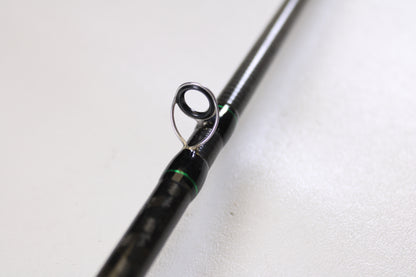 Close-up of the Evergreen International Combat Stick RCSC-71M Jerkbait & Squarebill 7'1" Medium Used Casting Rod—Very Good Condition—ideal for those trading in gear for store credit through our Rod and Reel Trade-In Program.