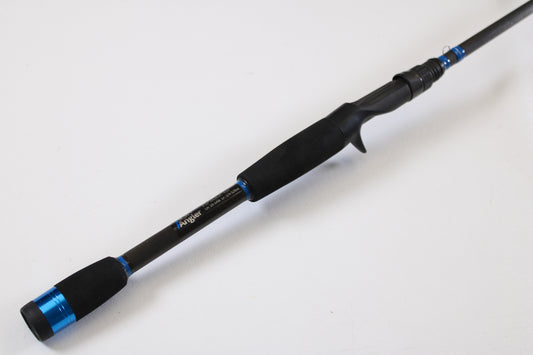 The Alpha Angler Slasher 6'10" Medium Casting Rod (used, excellent condition) is ideal for those looking to upgrade and earn store credit through our Rod and Reel Trade-In Program.