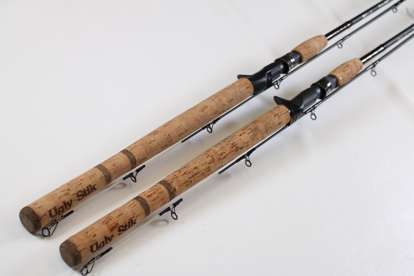Shakespeare Ugly Stik Elite Salmon/Steelhead USESCA862M 8'6" Medium 2 Piece - Qty: 2 - Used Casting Rod - Excellent Condition