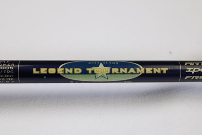 Close-up of a St. Croix Legend Tournament LBC75HMF 7'5" Heavy Used Casting Rod in excellent condition—eligible for our Rod and Reel Trade-In Program to earn store credit on your used gear.