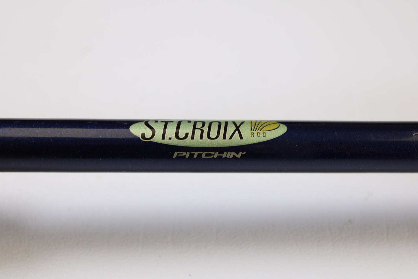 A close-up of a used St. Croix Legend Tournament LBC75HMF 7'5" Heavy Casting Rod in excellent condition, ideal for the Rod and Reel Trade-In Program or upgrading your St. Croix gear collection.