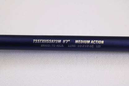 Tsunami SaltX Surf TSSTXIISS872M 8'7" Medium 2 Piece - Used Spinning Rod - Excellent Condition