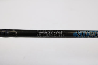 St. Croix Avid AVS80MLM2 8'0" Medium Light 2 Piece - Used Spinning Rod - Excellent Condition