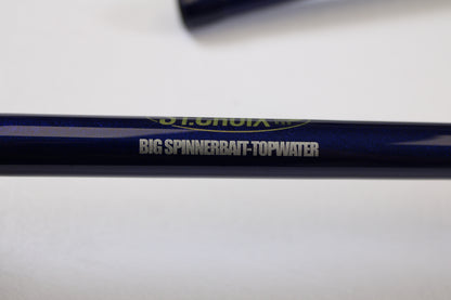 St. Croix Legend Tournament Pike LTPC244XHF2 Big Spinnerbait Topwater 8'0" XH 2 Piece - Used Casting Rod - Mint Condition
