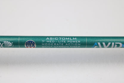 St. Croix Avid Inshore ASIC70MLM 7'0" Medium Light - Used Casting Rod - Mint Condition