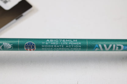St. Croix Avid Inshore ASIC76MLM 7'6" Medium Light - Used Casting Rod - Mint Condition