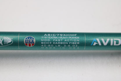 St. Croix Avid Inshore ASIC79XHMF 7'9" Extra Heavy - Used Casting Rod - Mint Condition