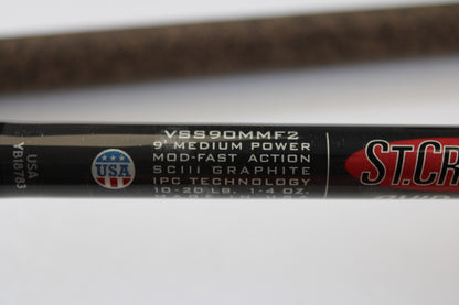 St. Croix Avid Surf VSS90MMF2 9'0" Medium - Used Spinning Rod - Mint Condition