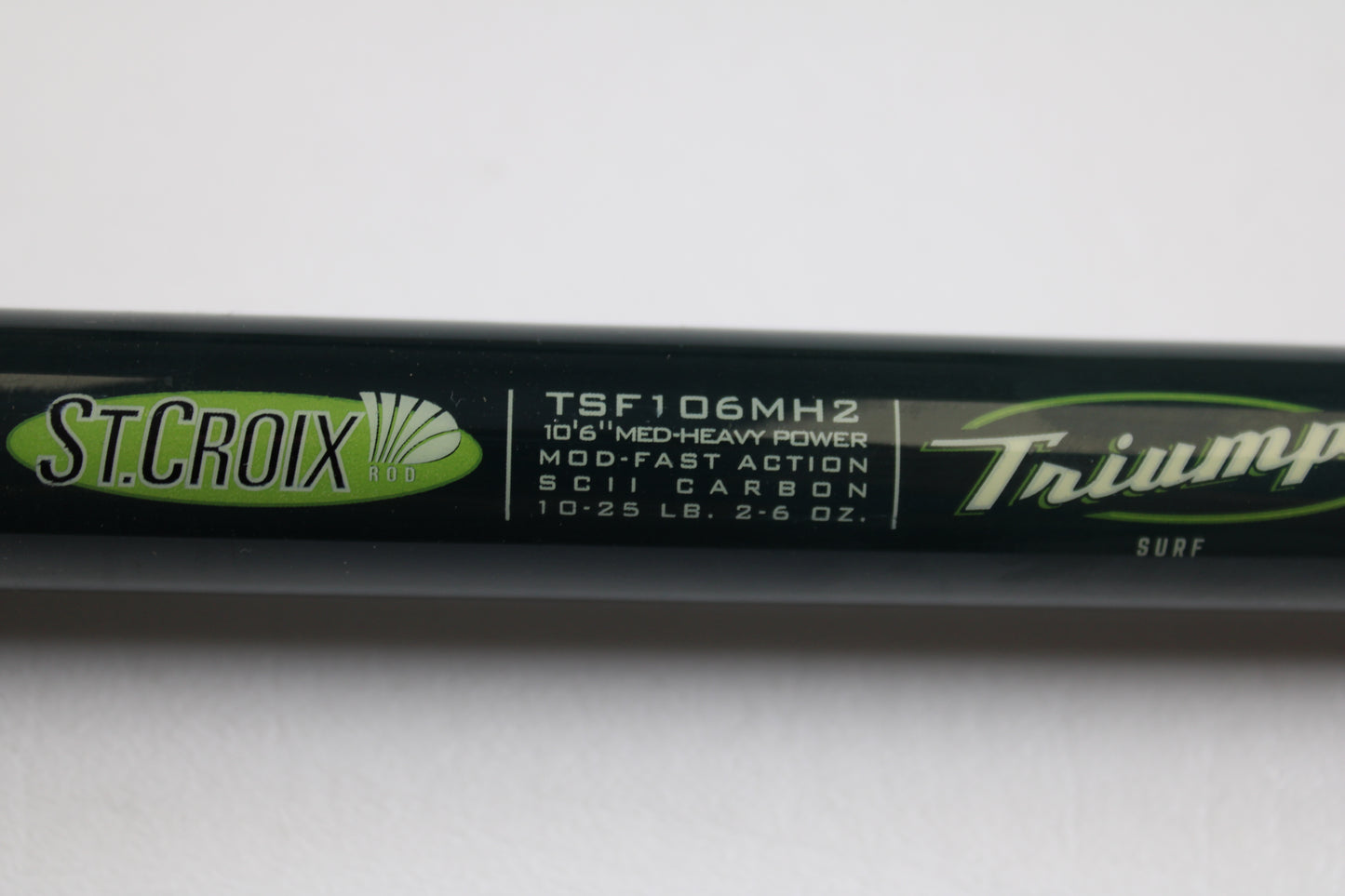 St. Croix Triumph Surf TSF106MH2 10'0" Medium Heavy 2 Piece - Used Spinning Rod - Mint Condition
