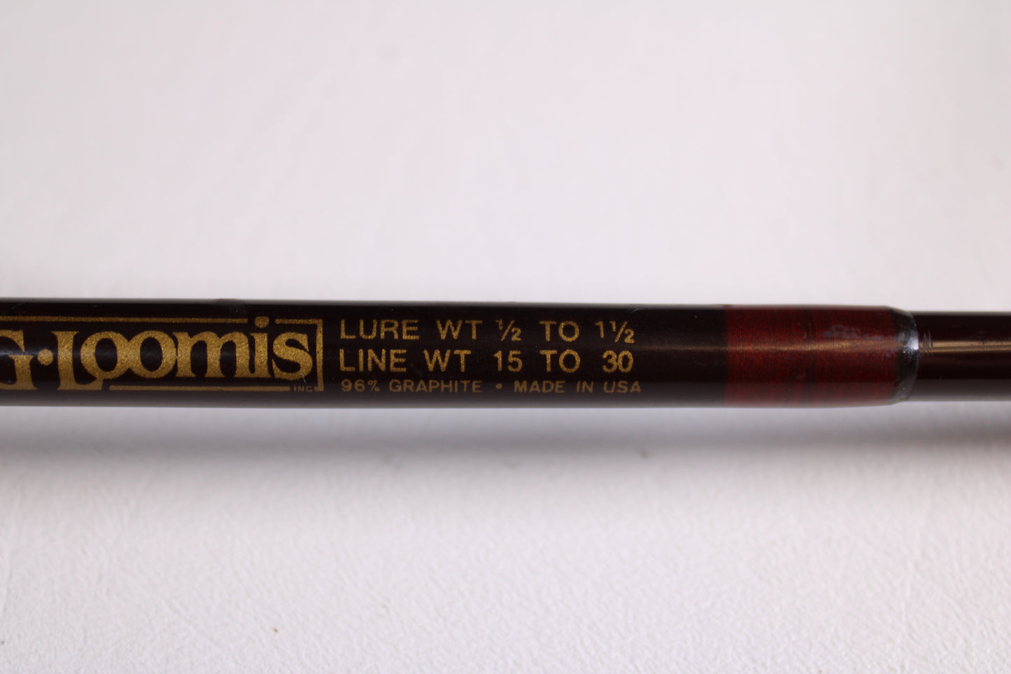 Close-up of the G. Loomis IM6 CR 664C 5'6" Heavy Used Casting Rod in good condition—ideal for upgrading your gear with our rod and reel trade-in program and earning store credit on used equipment.
