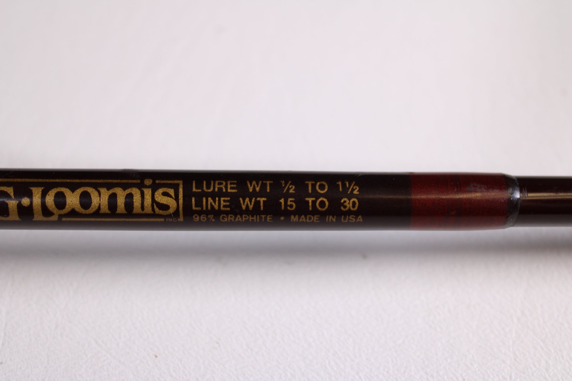 Close-up of the G. Loomis IM6 CR 664C 5'6" Heavy Used Casting Rod in good condition—ideal for upgrading your gear with our rod and reel trade-in program and earning store credit on used equipment.