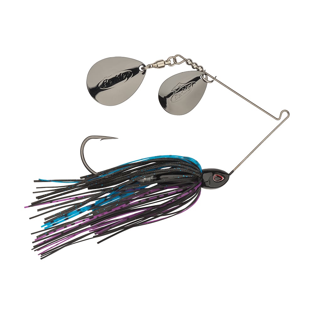 Berkley Power Blade Compact Double Colorado Spinnerbait BL Special Black/Black