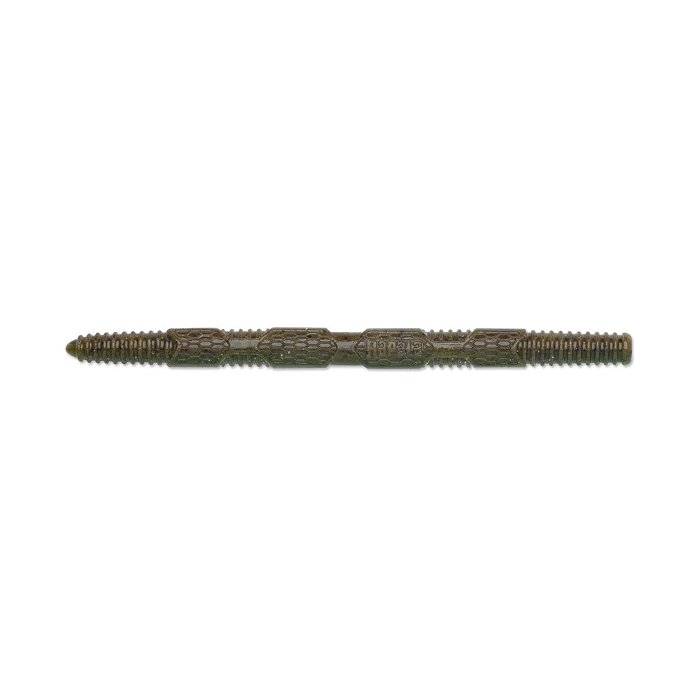 A close-up of the Rapala Crush City Pigstick, resembling an angler's catch, with textured grips and threaded ends for specific fastening uses. It is horizontally centered on a plain white background.