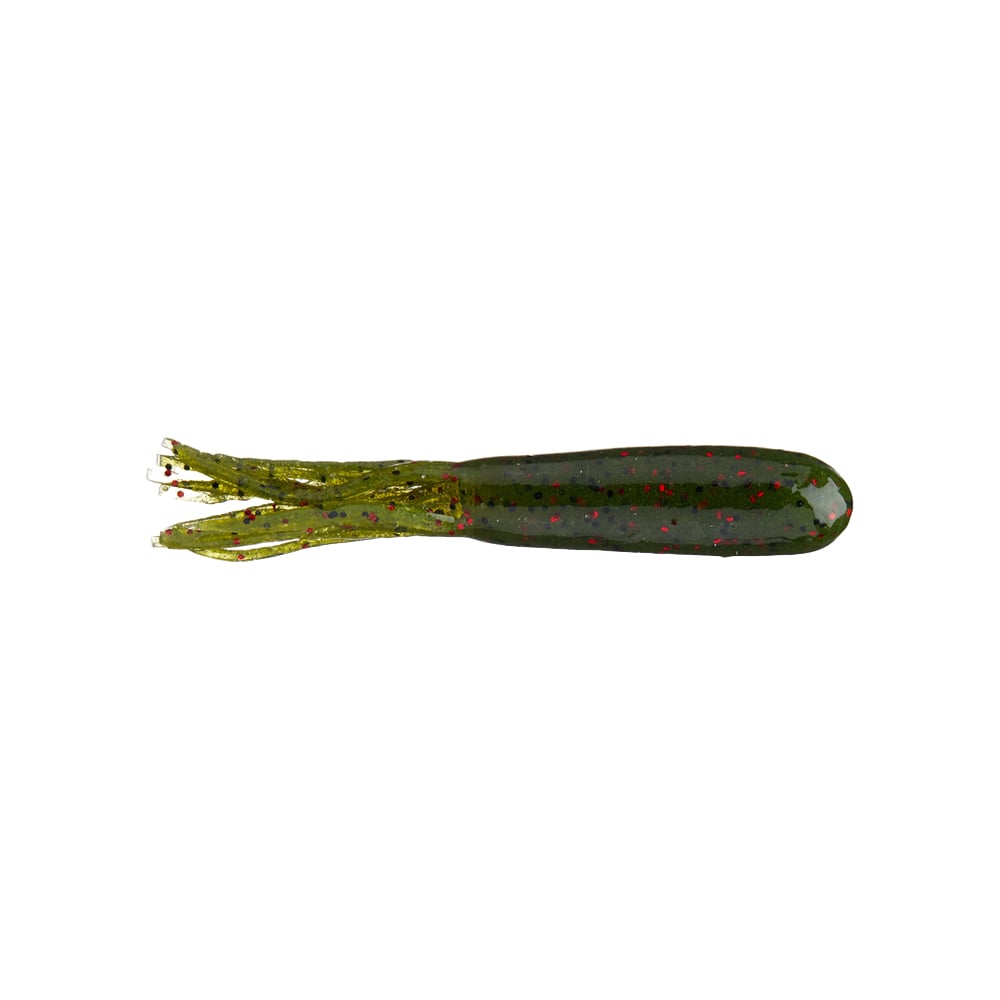 Secret Lures Flippin' Stupid Tube 4.2" Watermelon Red