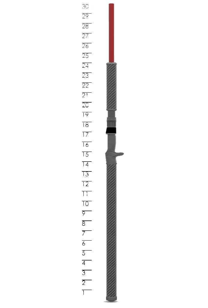 St. Croix Onchor Salmon and Steelhead Trolling Rod Handle Chart