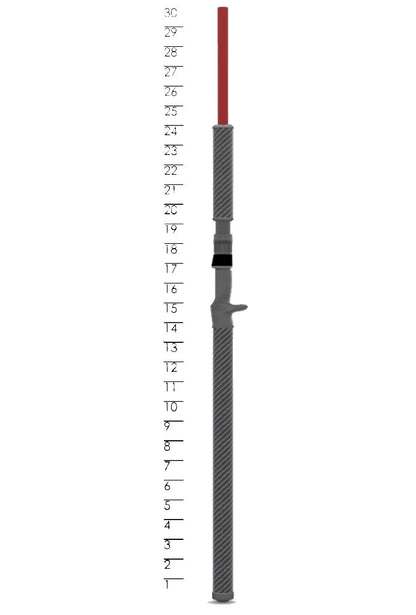 St. Croix Onchor Salmon and Steelhead Trolling Rod Handle Chart