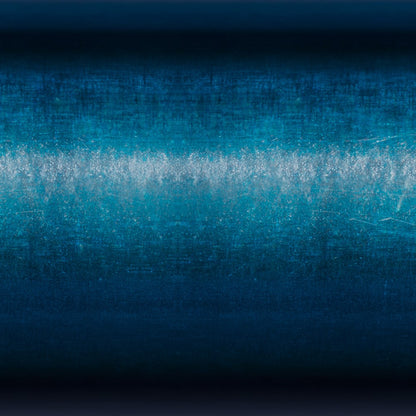 A background with dark blue edges transitioning to light in the center, with a bright white streak reminiscent of the St. Croix Triumph Travel Spinning Rod 6'6" Medium Heavy | TSR66MHF4 slicing through water.