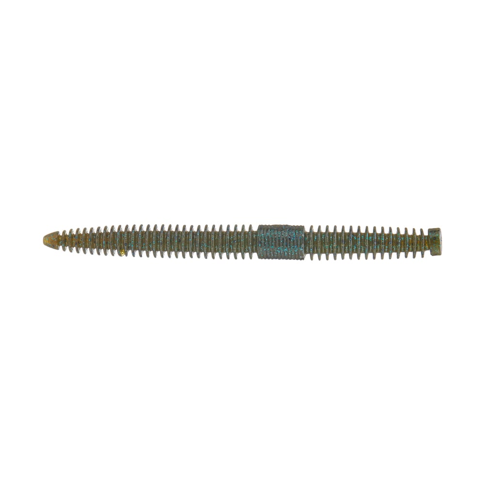 Yamamoto Slinko Floater Worm 5.5" Green Pumpkin Blue
