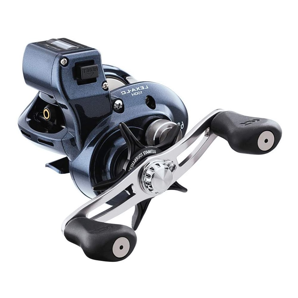 Daiwa Lexa Line Counter LC100HL 6.3:1 Left Hand Casting Reel | LEXA-LC100HL