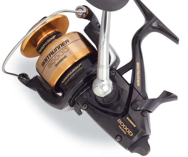 シマノ BAITRUNNER 8000D スピニングリール ベイトランナー Shimano Baitrunner D BTR8000D Spinning Reel - Melton Tackle
