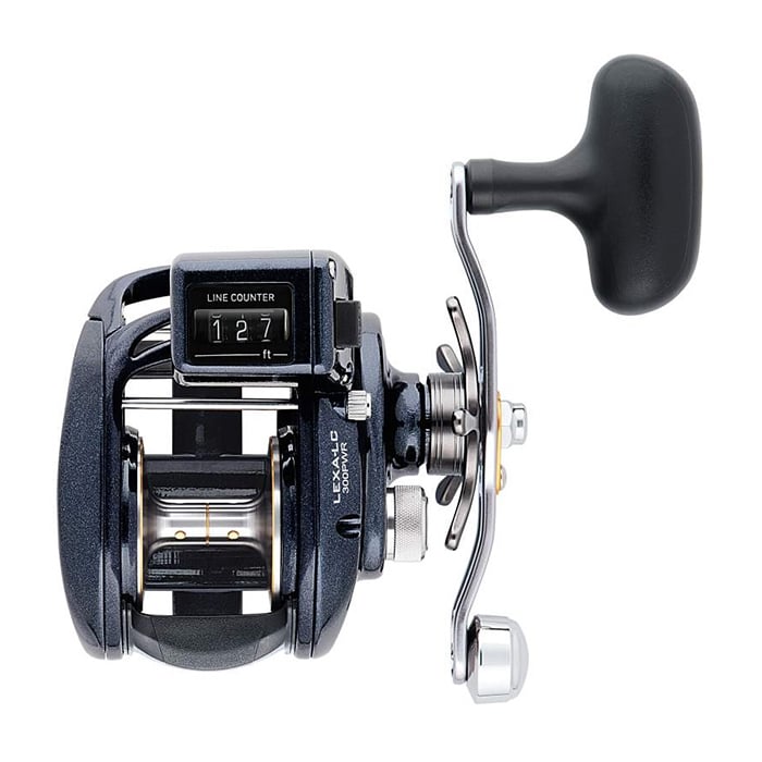 Daiwa Lexa Line Counter 400PWR-P 5.5:1 Casting Reel | LEXA-LC400PWR-P